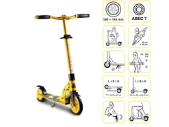 Six Degrees Aluminium Scooter Junior mit Klappmechanismus & Ständer 180/145 mm Höhenverstellbar GS-Geprüft*