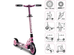 Six Degrees Aluminium Scooter Junior mit Klappmechanismus & Ständer 180/145 mm Höhenverstellbar GS-Geprüft* New