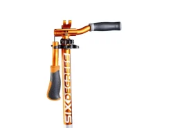 Fitnessgeräte|Six Degrees Aluminium Scooter mit Klappmechanismus & Ständer 205 mm Höhenverstellbar GS-Geprüft Testsieger