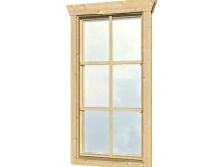 Skan Holz Gartenlauben|Einzelfenster BxH 57,5 x 123,5 cm Anschlag links für 45 mm Häuser