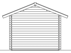 Kinder Skan Holz Kinder-Gartengeräte|Holz-Gartenhaus Lausanne Natur 450 cm x 300 cm