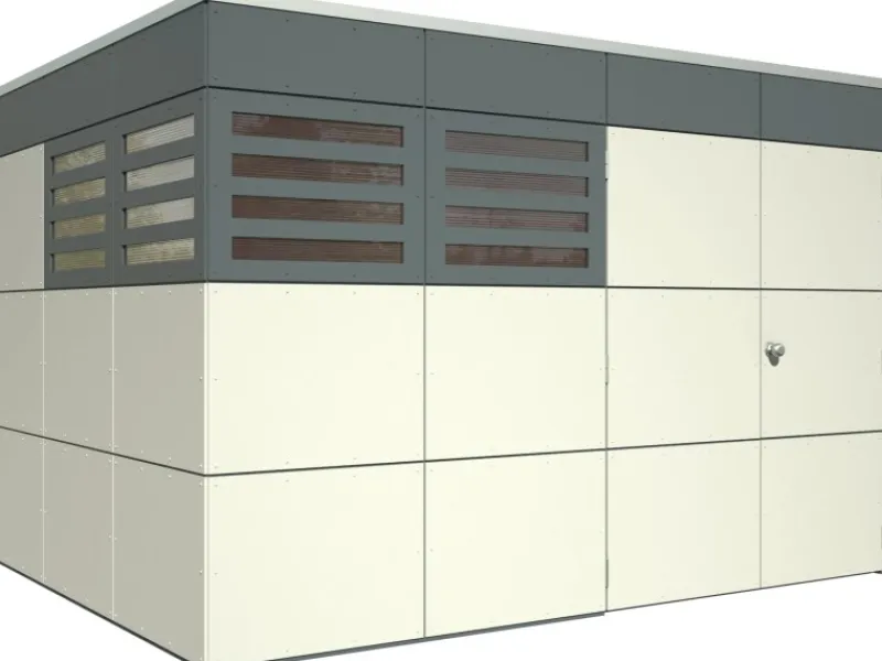 Skan Holz Gartenscheren|Holz-Gartenhaus Sydney 4 B x T: 337 cm x 253 cm