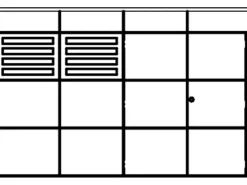 Skan Holz Gartenscheren|Holz-Gartenhaus Sydney 4 B x T: 337 cm x 253 cm