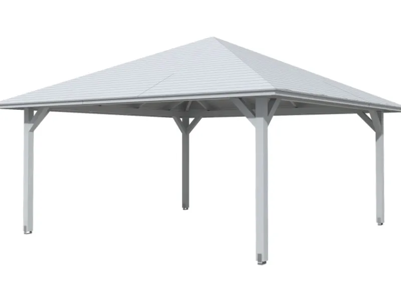 Holz-Pavillon Cannes 4 lasiert 489 cm x 489 cm*Skan Holz Hot