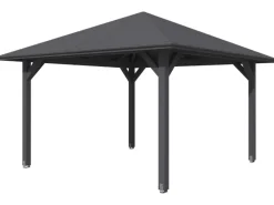 Holz-Pavillon Cannes 2 lasiert 359 cm x 359 cm*Skan Holz Online