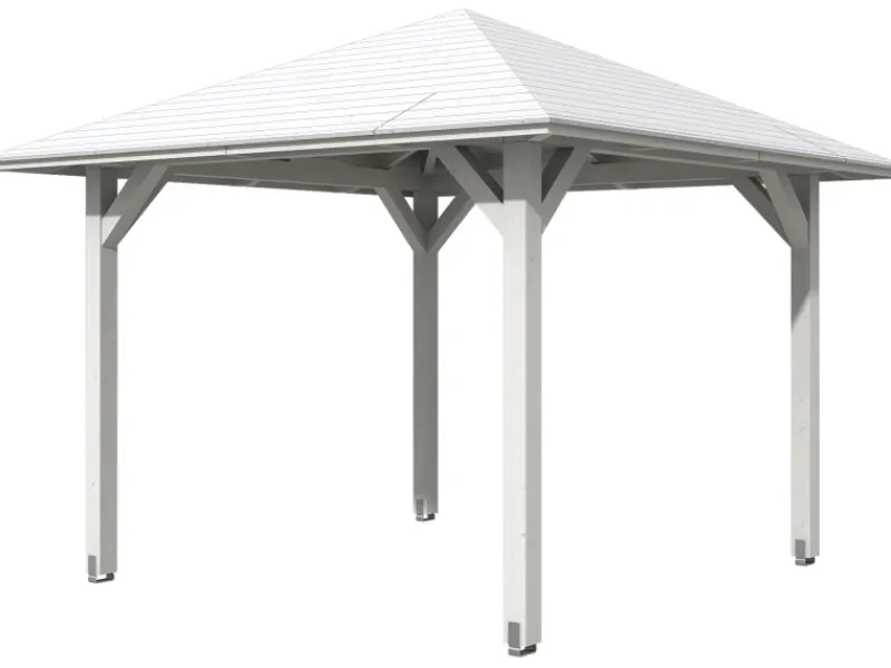 Holz-Pavillon Cannes 1 lasiert 294 cm x 294 cm*Skan Holz New