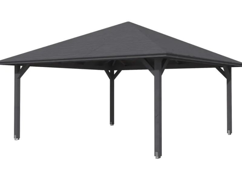 Holz-Pavillon Cannes 4 Eiche lasiert 489 cm x 489 cm*Skan Holz Sale