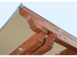 Holz-Pavillon Marseille Natur unbehandelt 274 cm x 304 cm*Skan Holz Discount