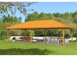 Holz-Pavillon Orleans 4 lasiert 489 cm x 966 cm*Skan Holz Hot