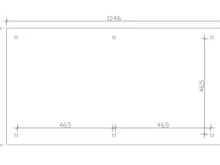Holz-Pavillon Orleans 4 lasiert 489 cm x 966 cm*Skan Holz Hot