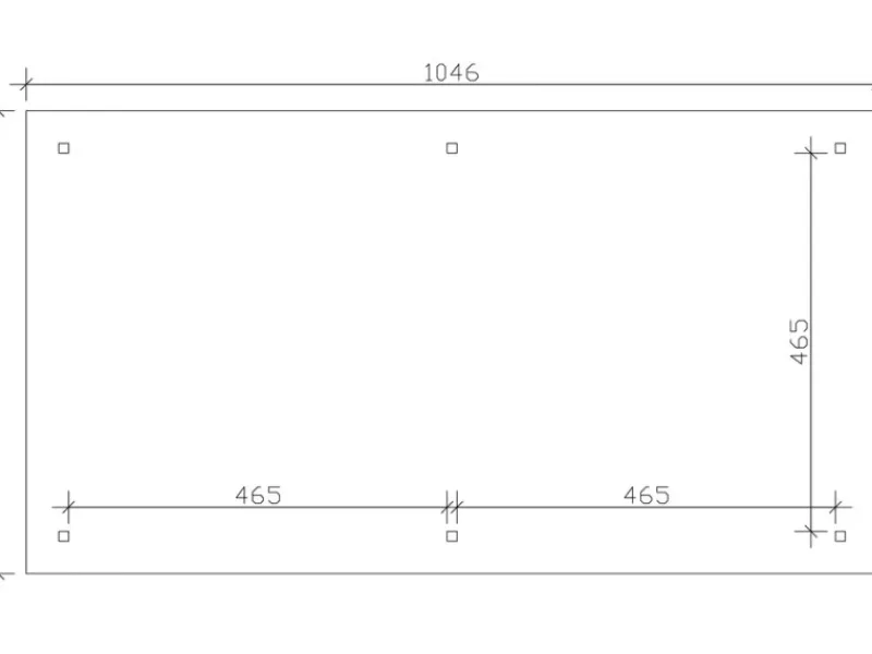 Holz-Pavillon Orleans 4 lasiert 489 cm x 966 cm*Skan Holz Hot