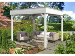 Skan Holz Gartenlauben|Holz-Pavillon Toulouse lasiert 294 cm x 294 cm