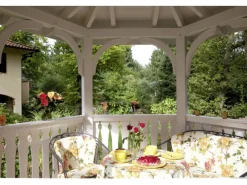 Pavillon Nancy 3 Leimholz 480 cm x 416 cm*Skan Holz