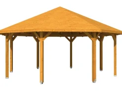 Skan Holz Gartenlauben|Pavillon Nice 4 Leimholz 630 cm x 630 cm