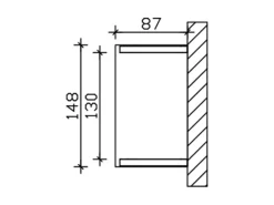 Skan Holz Gartenlauben|Vordach Poel 148 cm x 87 cm Natur Unbehandelt
