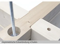 -Gartenhaus Bern 1 Basishaus B x T 420 cm x 420 cm*Skan Holz Discount