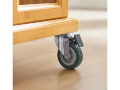 Kücheninsel Küchenwagen Küchenschrank Servierwagen Bambus 115cm FKW69-N*SoBuy New