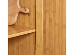 Kücheninsel Küchenwagen Küchenschrank Servierwagen Bambus 115cm FKW69-N*SoBuy New