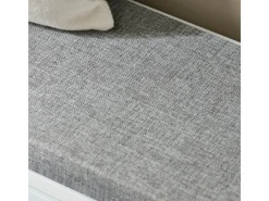 SoBuy Sitzkissen|Schuhbank Schmal mit Klappe Garderobenbank mit Sitzkissen FSR98-L-W