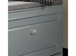 Schuhkipper mit Sitzkissen und Klappe MDF Hell FSR82-L-HG*SoBuy Outlet