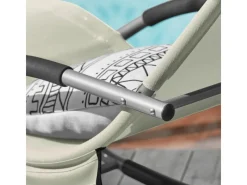 Sonnenliege 2-er Set mit Tasche Garten Metall Kunstfasergewebe Beige OGS28-MIx2*SoBuy Discount