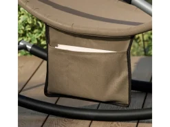 Sonnenliege 2-er Set mit Tasche Garten Metall Kunstfasergewebe Braun OGS28-BRx2*SoBuy New