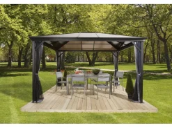 Aluminium-Pavillon Verona 10 x 14 Anthrazit 423 cm x 298 cm x 261 cm*Sojag Clearance