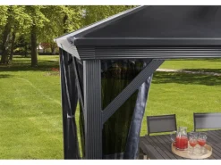 Aluminium-Pavillon Verona 10 x 14 Anthrazit 423 cm x 298 cm x 261 cm*Sojag Clearance