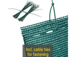 Sol Royal Balkonsichtschutz|Schattiergewebe SG80 Sichtschutzzaun 100x2500cm Grün