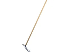 Sonneck Schaufeln|Gartenrechen geschmiedete Dülle 14 Zähne mit Stiel