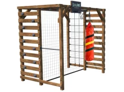 Holz-Kletterturm Olympic Odin 216 cm x 153 cm x 209 cm Braun FSC®*Soulet Outlet