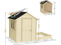 Soulet Gartenspielgeräte|Kinderspielhaus Elisabeth