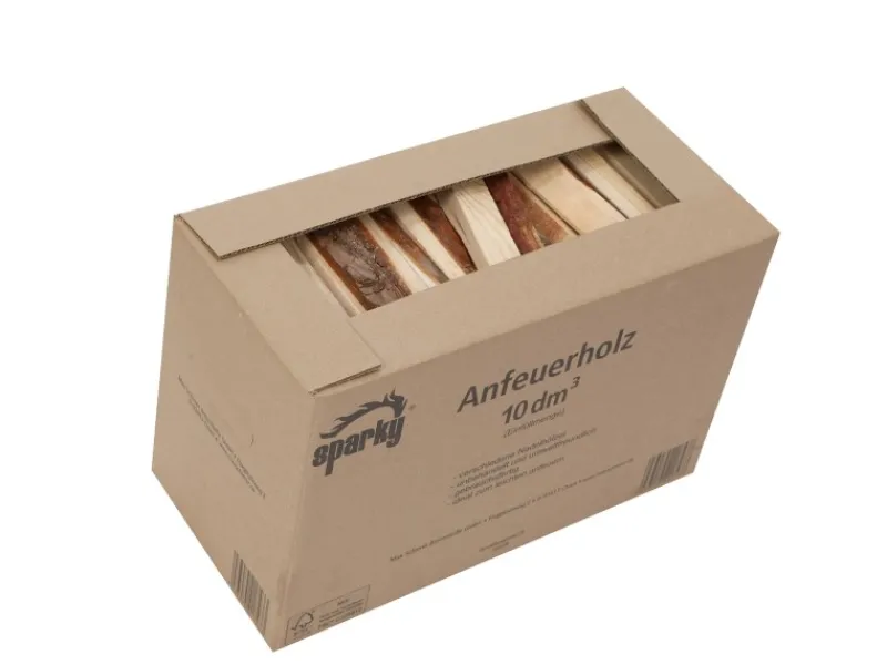 Anzündholz im Karton 10 dm³*Sparky Clearance