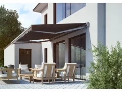 Halbkassettenmarkise Sky Fix B 350 cm x T 250 cm Grau*Spettmann Hot