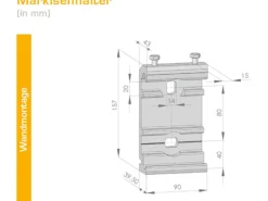 Spettmann Markisen|Kassettenmarkise VC 1000 500x300 cm Beige-Orange-Gestr. Gestell Silber