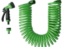 Gartenschläuche|Spiralschlauch-Set 10 m in verschiedenen Farben