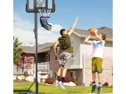 SPORTNOW Fitnessgeräte|Basketball Rebounder Kunststoff Schwarz 35,6L x 35,6B x 75,5H cm