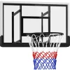 Basketballkorb Stahl  Kunststoff Schwarz 110L x 28B x 70H cm*SPORTNOW Clearance