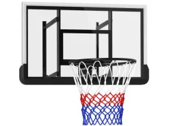 Basketballkorb Stahl  Kunststoff Schwarz 110L x 28B x 70H cm*SPORTNOW Clearance