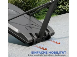 SPORTNOW Fitnessgeräte|Basketballkorb Stahl Kunststoff Schwarz 71L x 175B x 180 270H cm