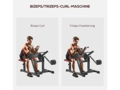 Beinstrecker Stahl Kunstleder Schwarz 105L x 95B x 80H cm*SPORTNOW New