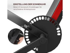 Beinstrecker Stahl Kunstleder Schwarz 105L x 95B x 80H cm*SPORTNOW New