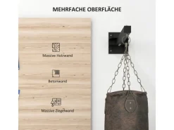 Boxsackhalterung für Zuhause Stahl Schwarz 80L x 17B x 48H cm*SPORTNOW Sale