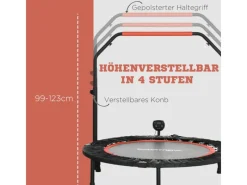 SPORTNOW Trampoline|Sportgeräte|Fitness-Trampolin Faltbar
