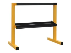 Hantelständer Stahl Gelb Schwarz 92,5L x 50,5B x 80,5H cm*SPORTNOW Best