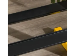 Hantelständer Stahl Gelb Schwarz 92,5L x 50,5B x 80,5H cm*SPORTNOW Best