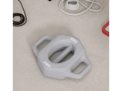 SPORTNOW Fitnessgeräte|3-in-1 Hantel 10 kg mit Griff Dumbbell Bodenschonender Metall Grau