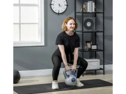 Kettlebell 12 KG Kunststoff Sand Blau 24L x 17B x 28H cm*SPORTNOW Discount