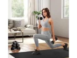 Kurzhantel-Set 20 kg aus Metall Rutschfest Kurzhanteln Schwarz*SPORTNOW Outlet