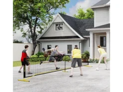 Pickleball Netz Metall Polyester Gelb+Schwarz 670L x 60B x 92H cm*SPORTNOW Best